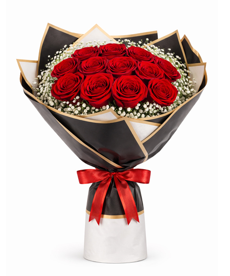 Timeless Red Rose Bouquet