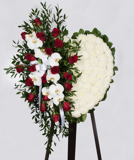 Always Loved Heart Wreath & Spray