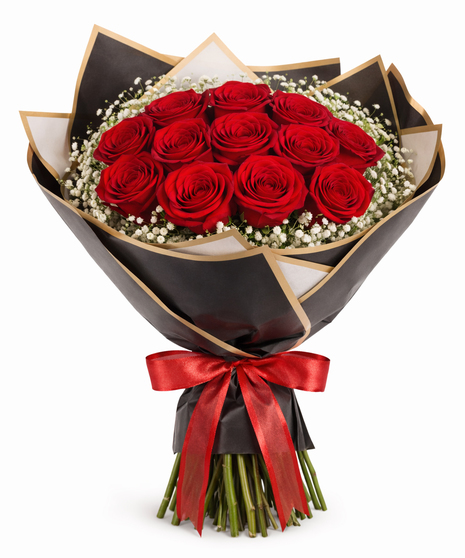 Timeless Red Rose Bouquet