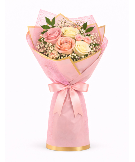 Blush Pearl Hand-Tied Bouquet