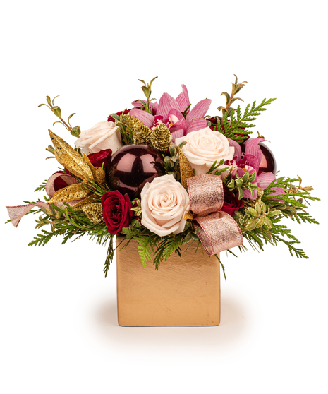 Golden Gift Centerpiece