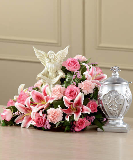 Pink Divinity Urn Arrangement