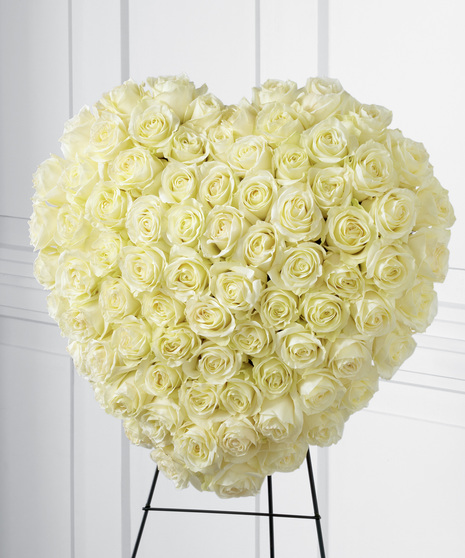 Elegant Remembrance Standing Heart