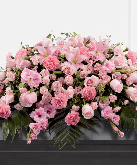 Sweetly Rest Casket Spray
