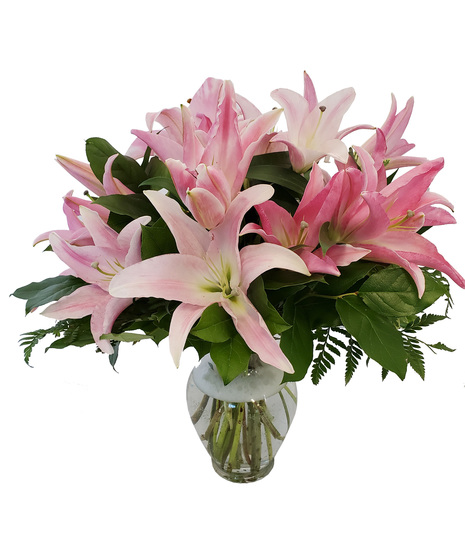 Wonderful Pink Lilies