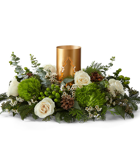 Evening Evergreen Centerpiece