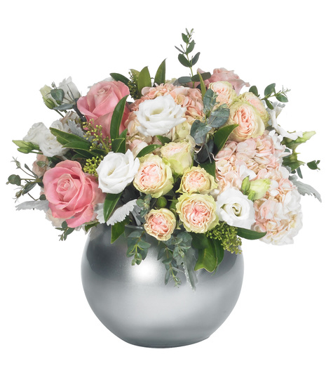 Silver Rose Bowl