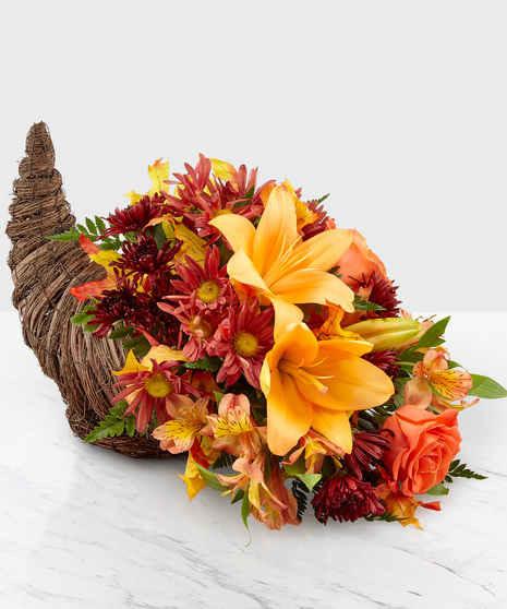 Cornucopia of autumn flowers