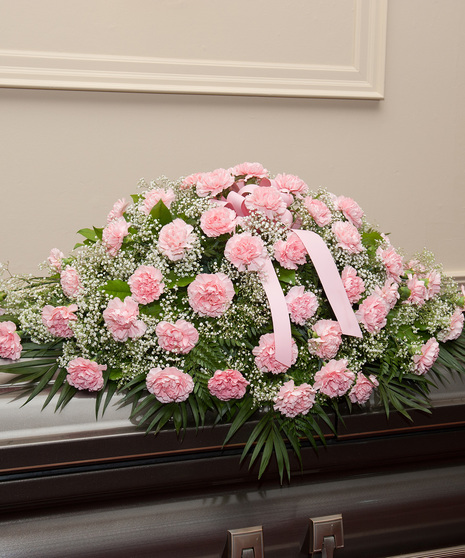 Pink Carnations - Casket Spray