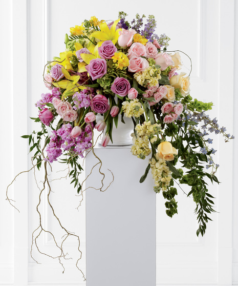 Beautiful sympathy funeral tribute flowers
