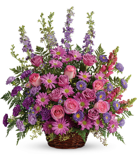 Gracious Lavender Basket