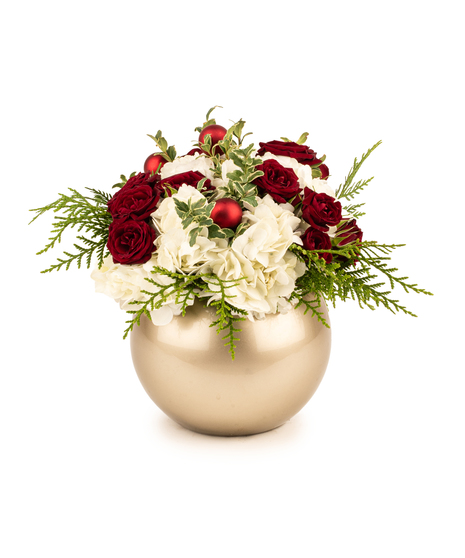 Festive Winter Orb Centerpiece