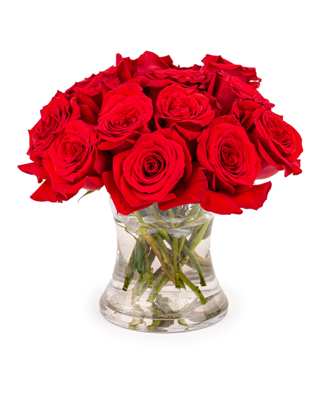 Crimson Romance Rose Arrangement