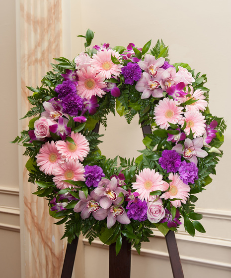 Pink & Purple Wreath