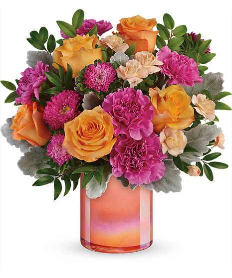 Perfect Spring Peach Bouquet