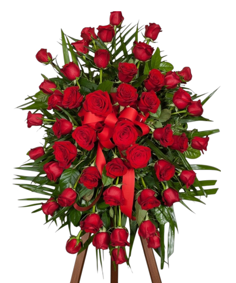 48 Red Rose Standing Spray