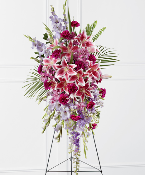 Lavender, Pink and Purple Sympathy Spray