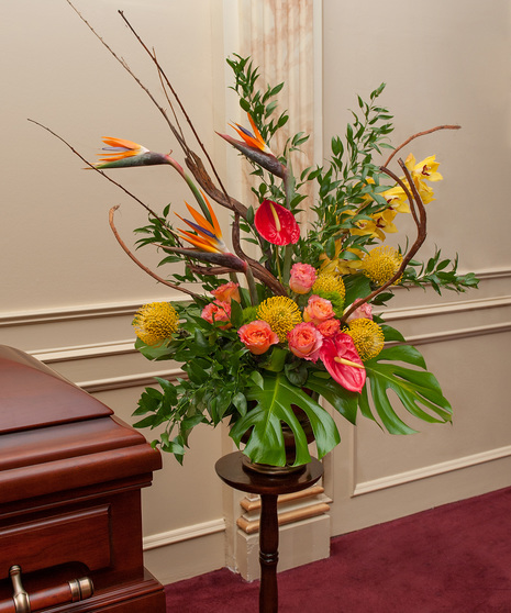 Tropical Mix Tribute Arrangement