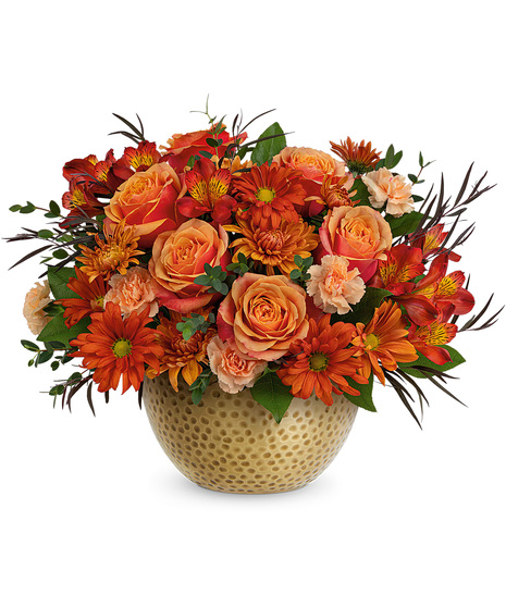 Vintage Gold Centerpiece