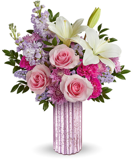 Mother's Day flowers in pink and lavender