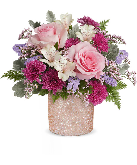 Mother's Day bouquet in keepsake vase