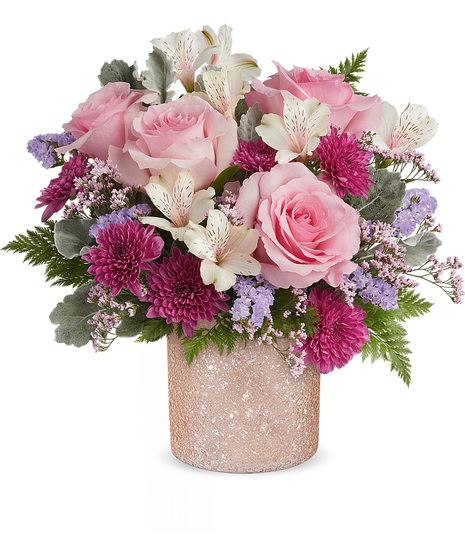 mixed flower wicker
