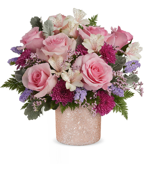 Mother's Day bouquet in keepsake vase