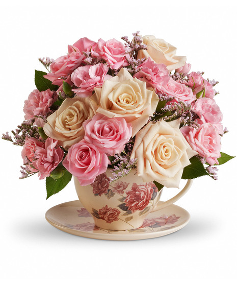 Victorian Teacup Bouquet