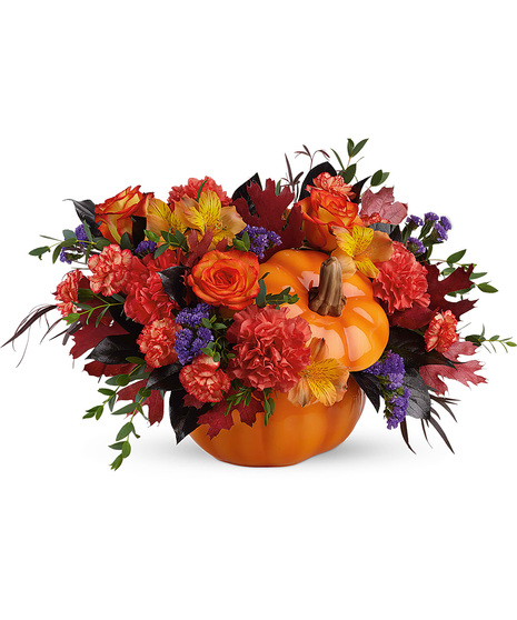 Hauntingly Pretty Pumpkin Bouquet