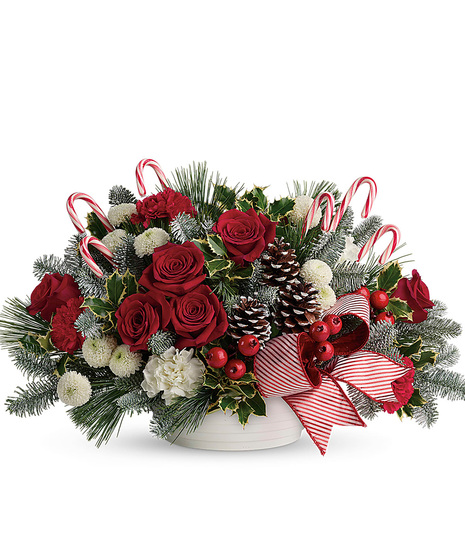 Jolly Candy Cane Bouquet